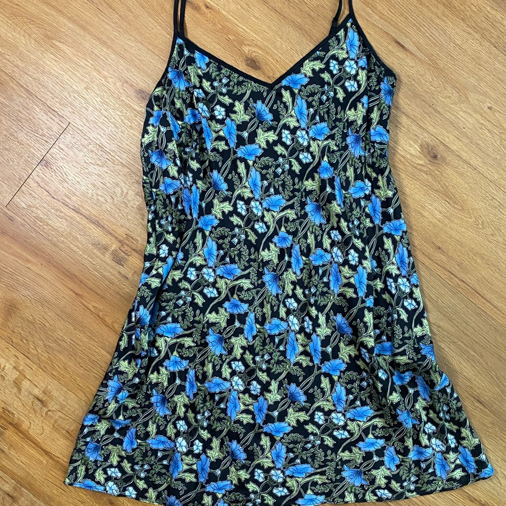 Vintage floral slip dress